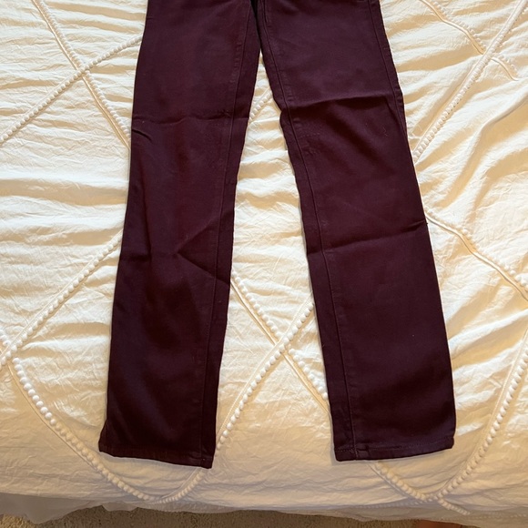 Paige Verdugo ankle jeans in aubergine- size 25 - Picture 5 of 8